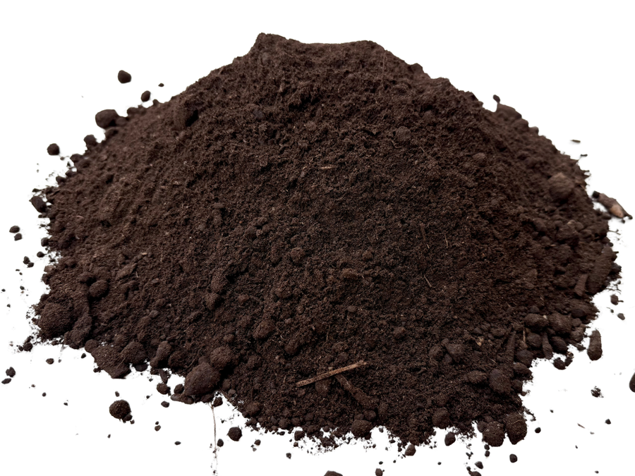 A pile of premium garden soil in the Altona yard