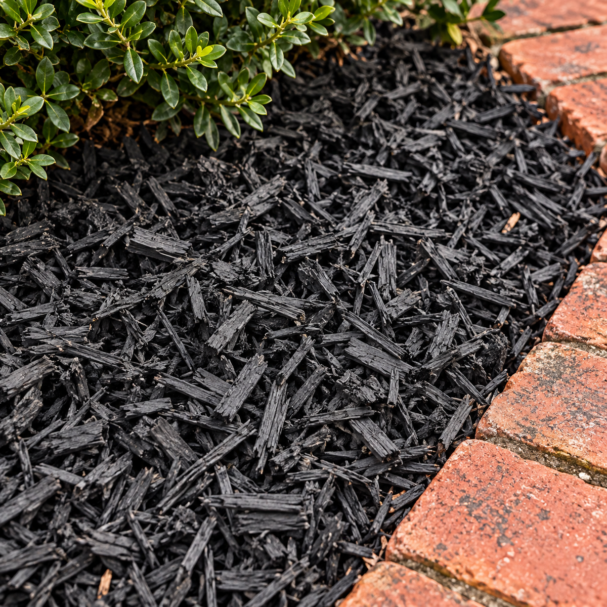 Black Mulch — Dyed Black Garden Mulch