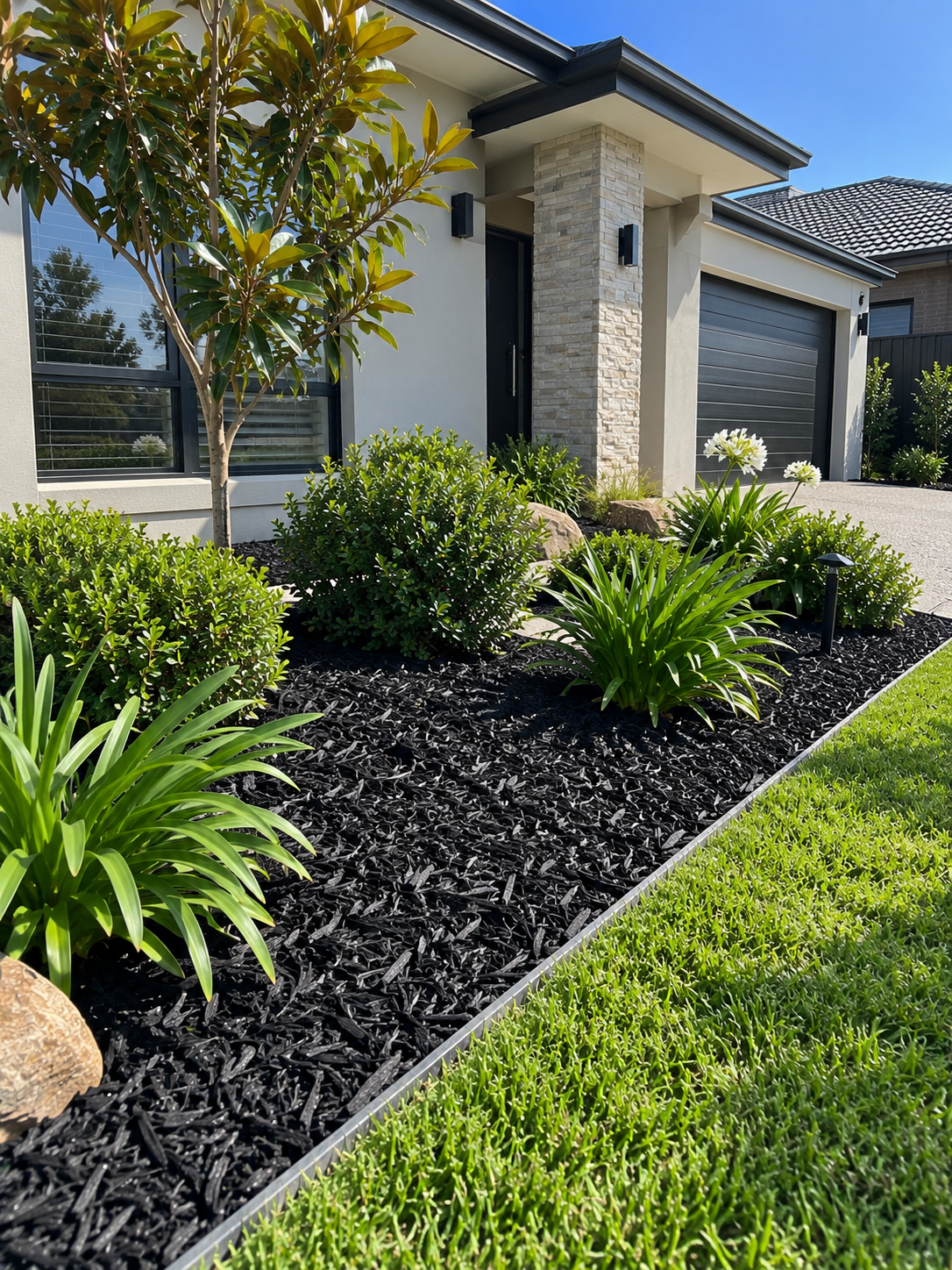 Black Mulch — Dyed Black Garden Mulch