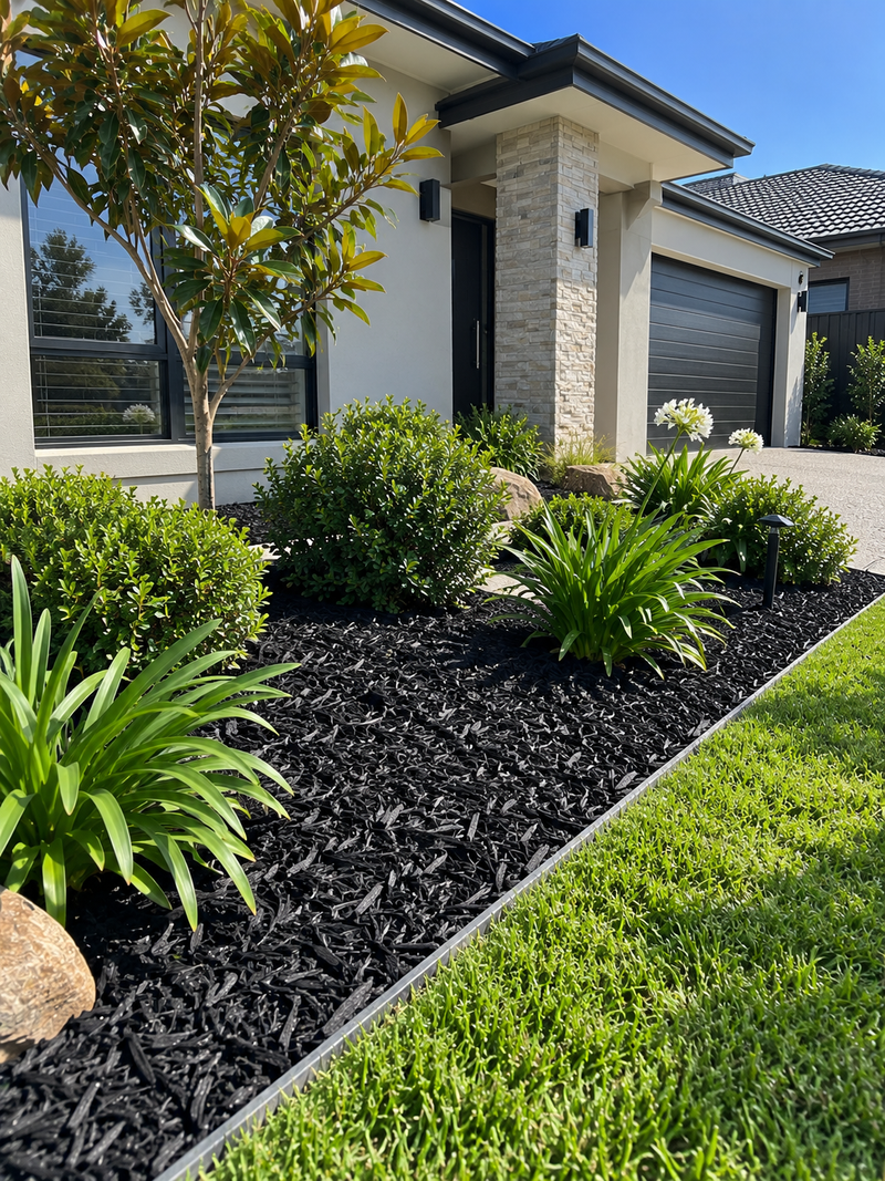 Black Mulch — Dyed Black Garden Mulch