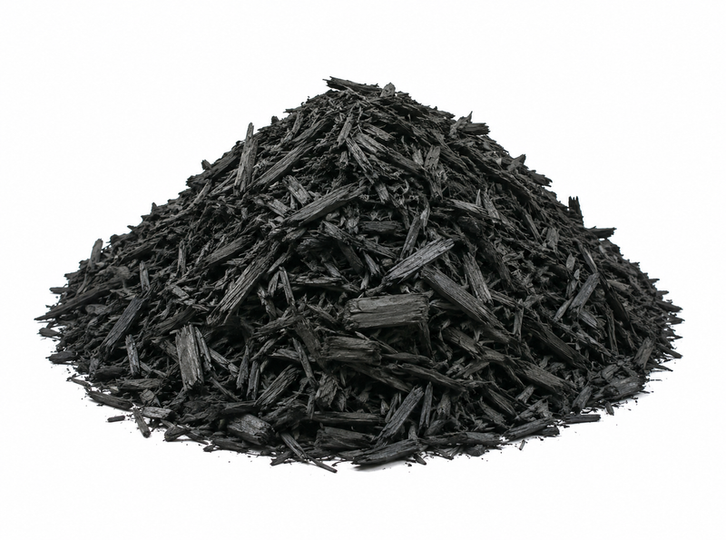 Black Mulch — Dyed Black Garden Mulch